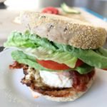 Easy breakfast sandwich served on a plate.