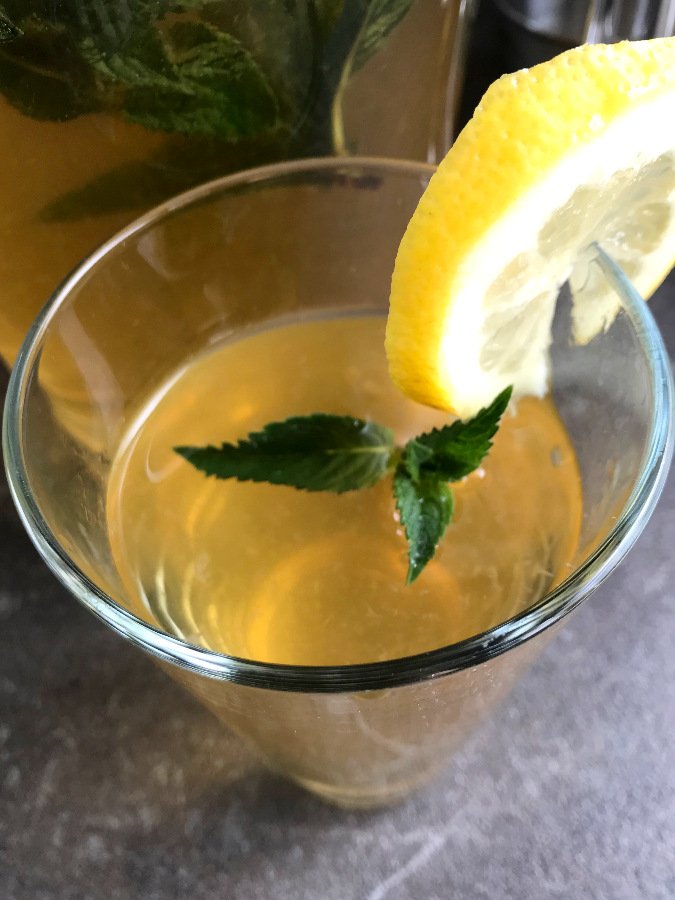 Lemon Iced Tea in glass