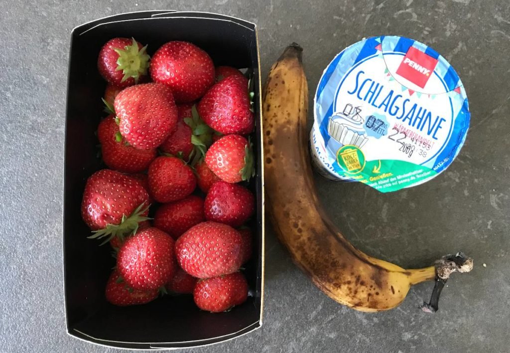 Ingredients for smoothie