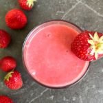 Strawberry Smoothie in glass