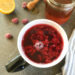 Raspberry Tea for Colds with Lemon and Honey