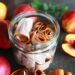 Homemade Fruit Roll ups in a jar.