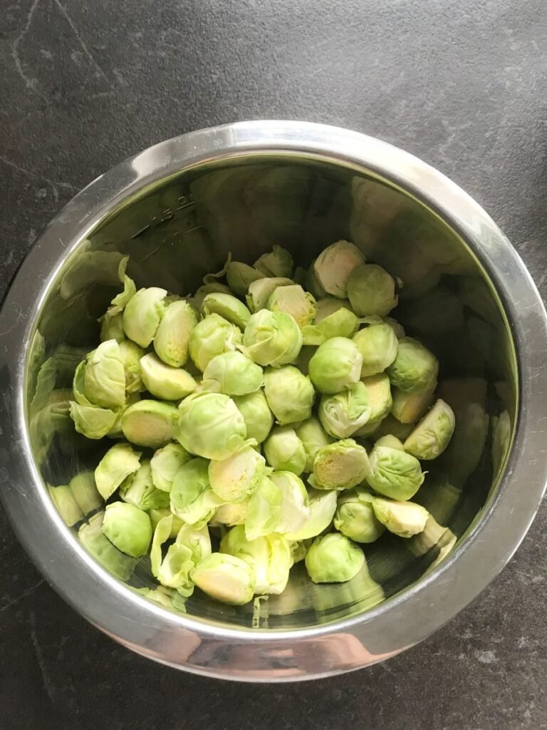 Brussels sprouts in a bowl