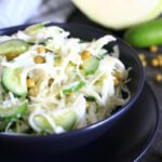 Cabbage Cucumber Salad served in a bowl