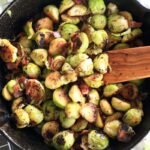 Serve Cast Iron Brussels Sprouts